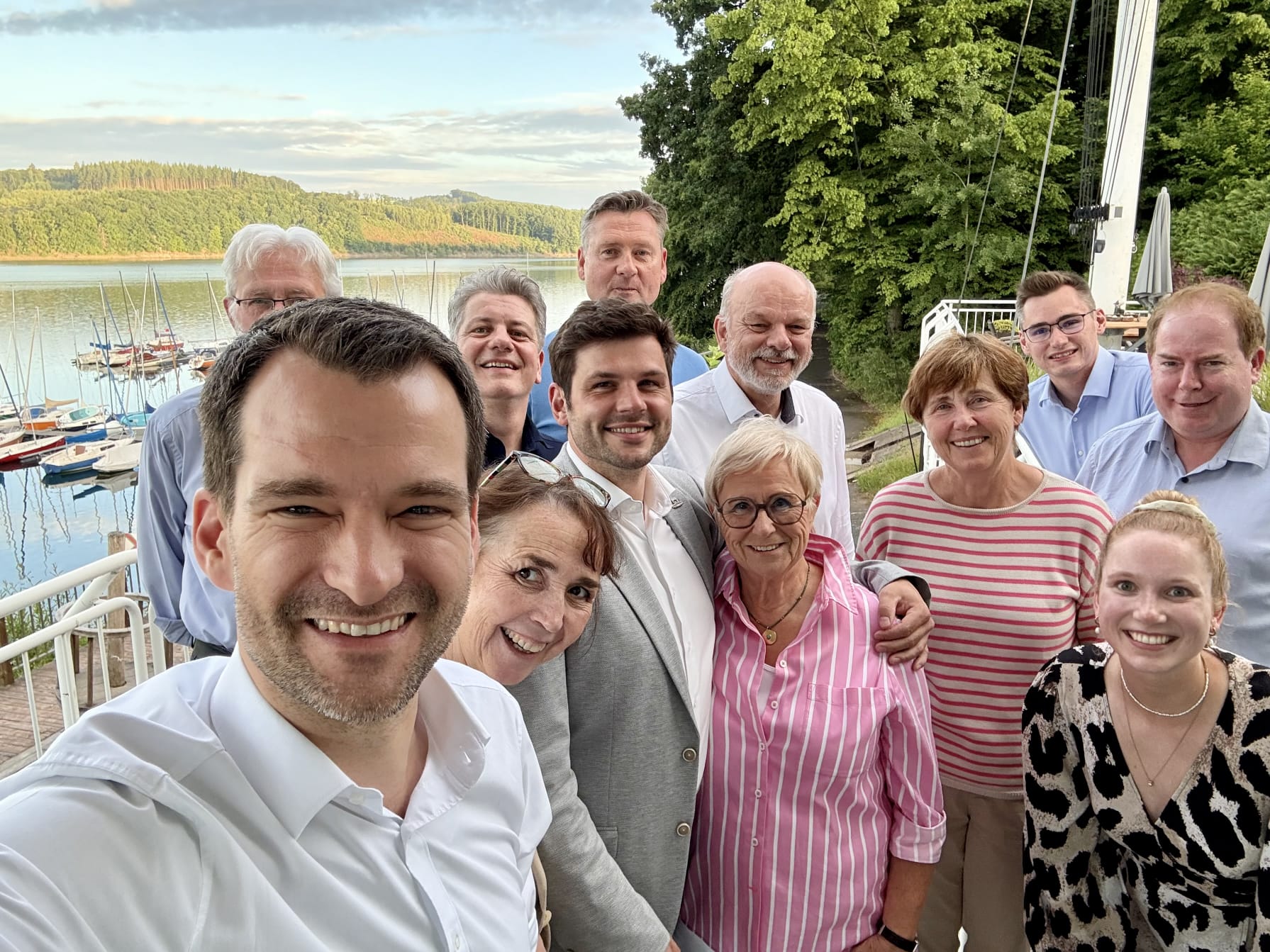 Selfie beim Liberalen Mittsommer mit unserem Gast Enrico Eppner